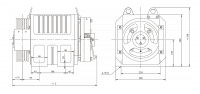Лифтовая лебедка ERSC (тип 1)